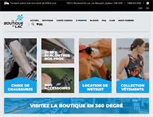 Tablet Screenshot of laboutiquedulac.com